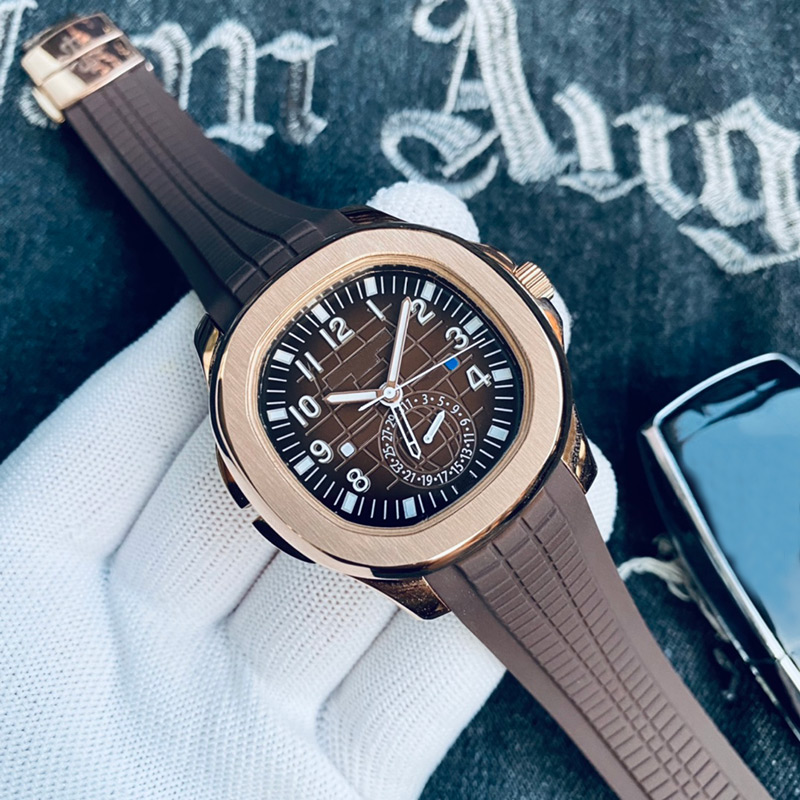 Mens Watch Automatic Mechanical Movement Watches 40mm Designer Wristwatches Rubber Strap Montre De Luxe, Colour 6
Mens Watch Automatic Mechanical Movement Watches 40mm Designer Wristwatches Rubber Strap Montre De Luxe, Colour 6