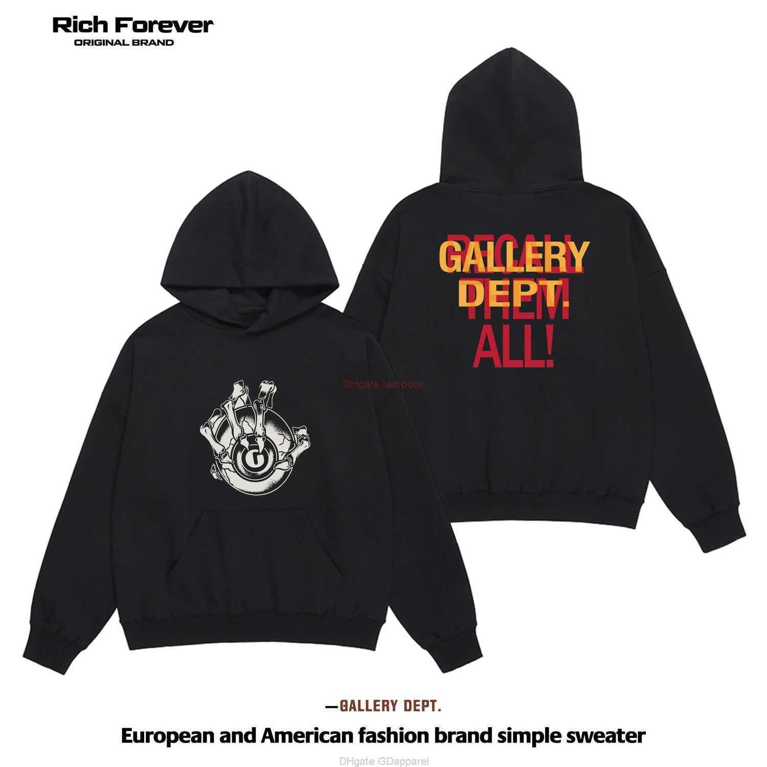 Designer Clothing Galleries Hoodie Men's Sweatshirts Galleryes Depts Us Fashion Men's Women's Hoodies Pullover High Street Small Print Skull Loose Sweater Coat Men's, Shipping fee
Designer Clothing Galleries Hoodie Men's Sweatshirts Galleryes Depts Us Fashion Men's Women's Hoodies Pullover High Street Small Print Skull Loose Sweater Coat Men's, Shipping fee