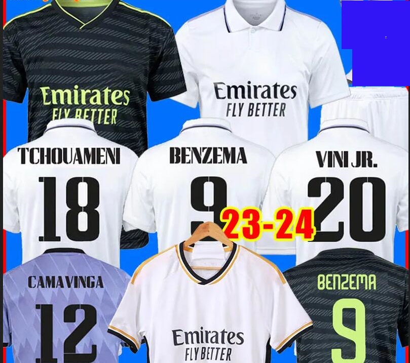 23-24 Thai Quality Soccer Jerseys Shirts Customized 9 Benzema RODRYGO 21 8 KROOS ALABA 4 27 rodrygo CAMAVINGA 12, 23-24 home
23-24 Thai Quality Soccer Jerseys Shirts Customized 9 Benzema RODRYGO 21 8 KROOS ALABA 4 27 rodrygo CAMAVINGA 12, 23-24 home
