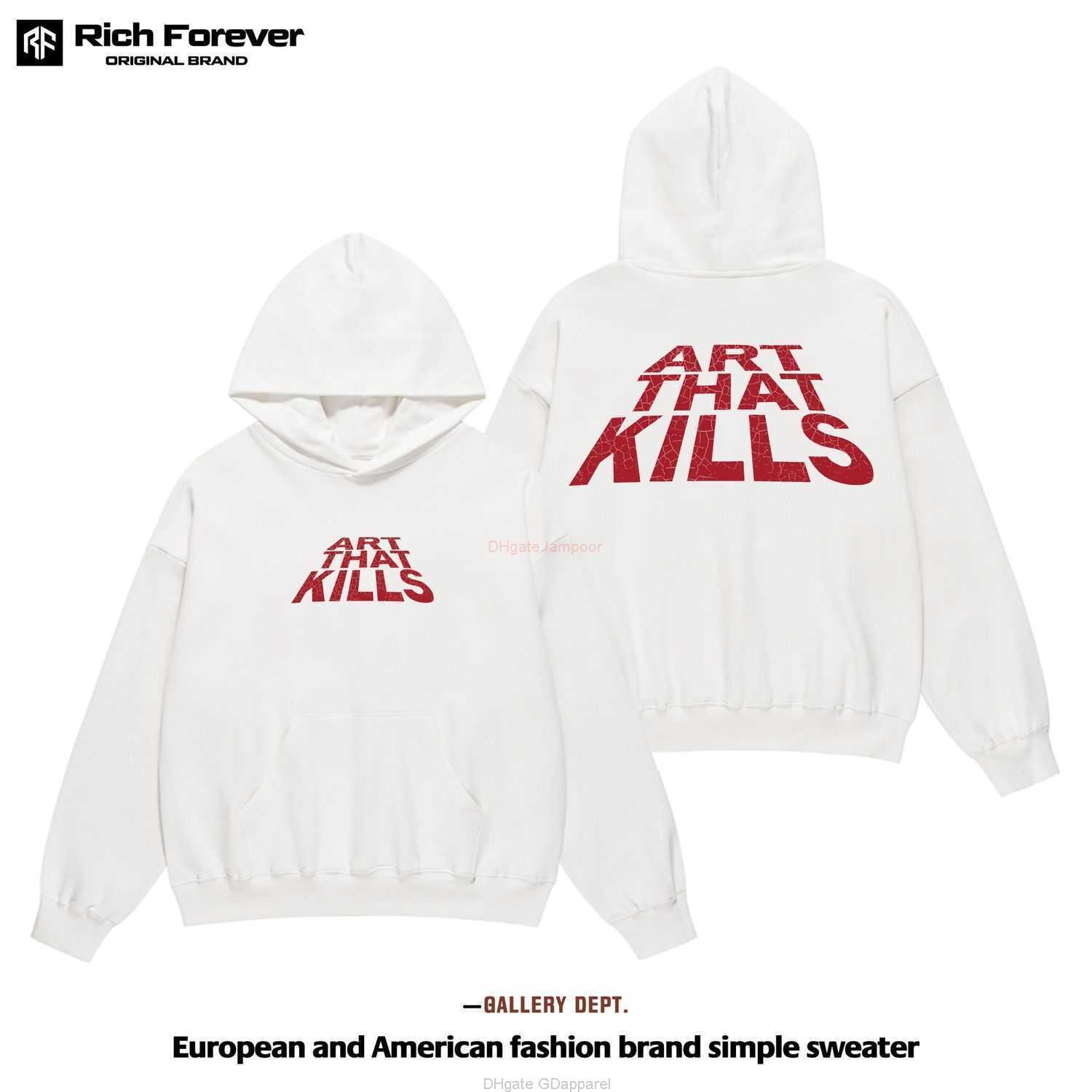 Designer Clothing Galleries Hoodie Men's Sweatshirts American Fashion Galleryes Depts Sweatshirt Letter Print Loose Men's Women's Pullover Coat High Street Hoodie, Shipping fee
Designer Clothing Galleries Hoodie Men's Sweatshirts American Fashion Galleryes Depts Sweatshirt Letter Print Loose Men's Women's Pullover Coat High Street Hoodie, Shipping fee