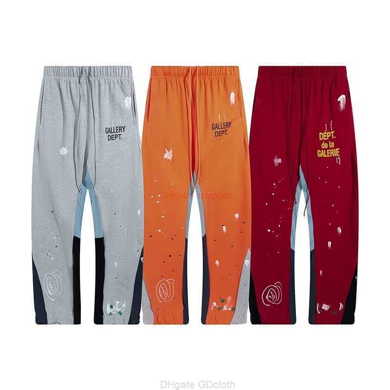 Designer Clothing Galleries Pant Galleryes Depts Vintage 380g Cotton Terry Patched Pant Splash Print Loose High Street Pants Luxury Casual Streetwear Jogger Trous, Gray
Designer Clothing Galleries Pant Galleryes Depts Vintage 380g Cotton Terry Patched Pant Splash Print Loose High Street Pants Luxury Casual Streetwear Jogger Trous, Gray