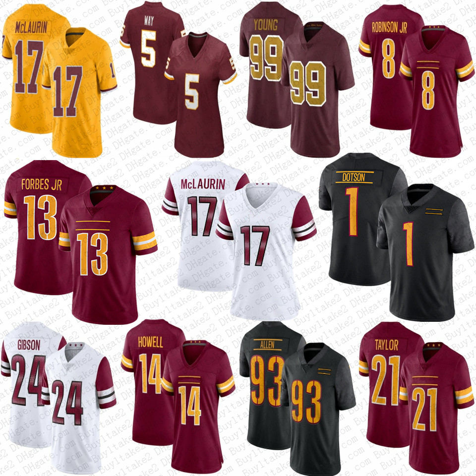 Terry McLaurin Sam Howell Custom Football Jersey Jahan Dotson Chase Young Sean Taylor Washingtons Da'Ron Payne Commanders Jonathan Allen Tress Way Brian Robinson Jr, Women
Terry McLaurin Sam Howell Custom Football Jersey Jahan Dotson Chase Young Sean Taylor Washingtons Da'Ron Payne Commanders Jonathan Allen Tress Way Brian Robinson Jr, Women
