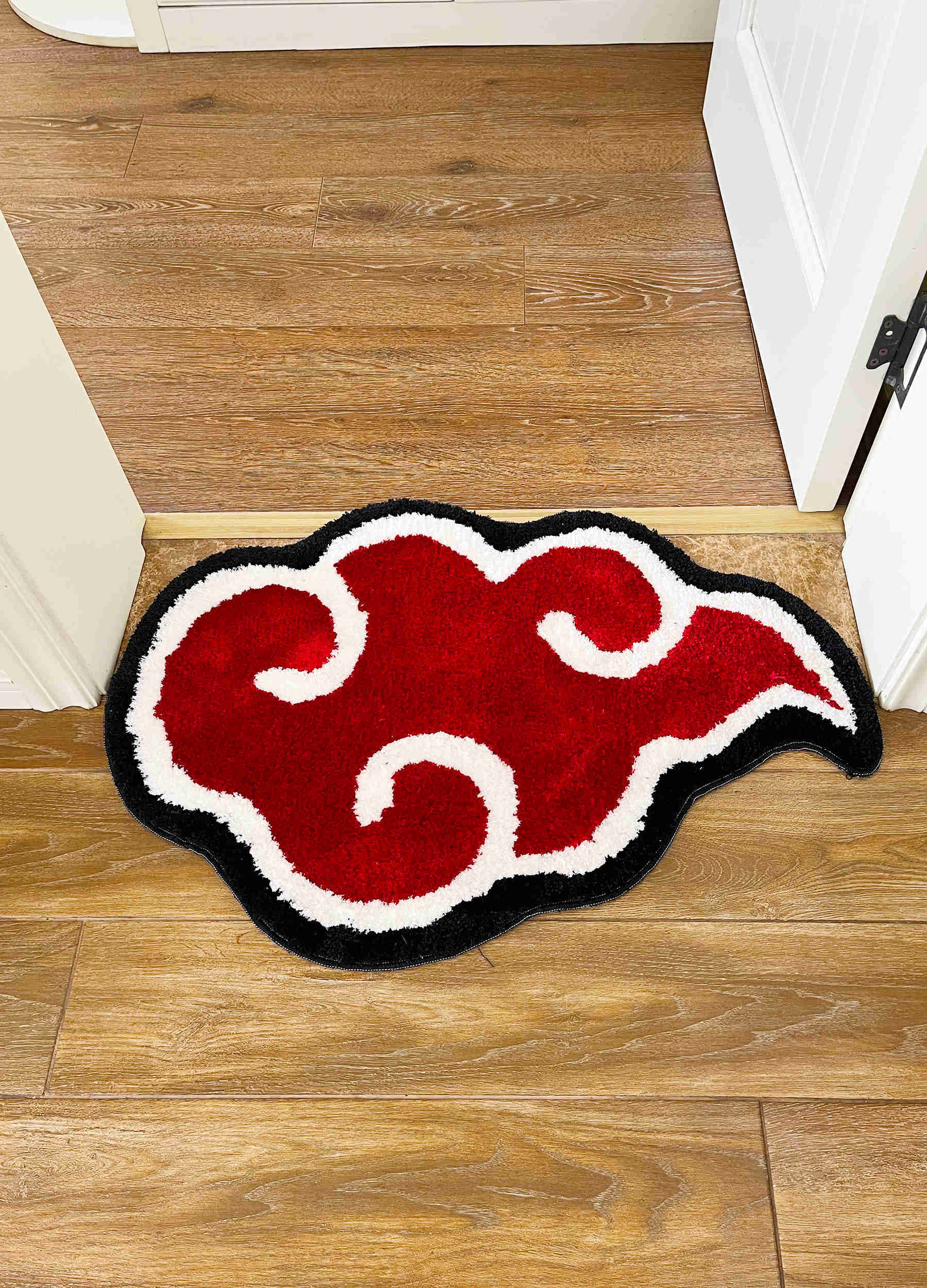 20 new Carpets Japanese Anime Red Cloud Doormat Mat Anti-Slip Kitchen Bedroom Handmade Tufted Carpet Living Room Entrance Rug Home Decor T0519 H260226
