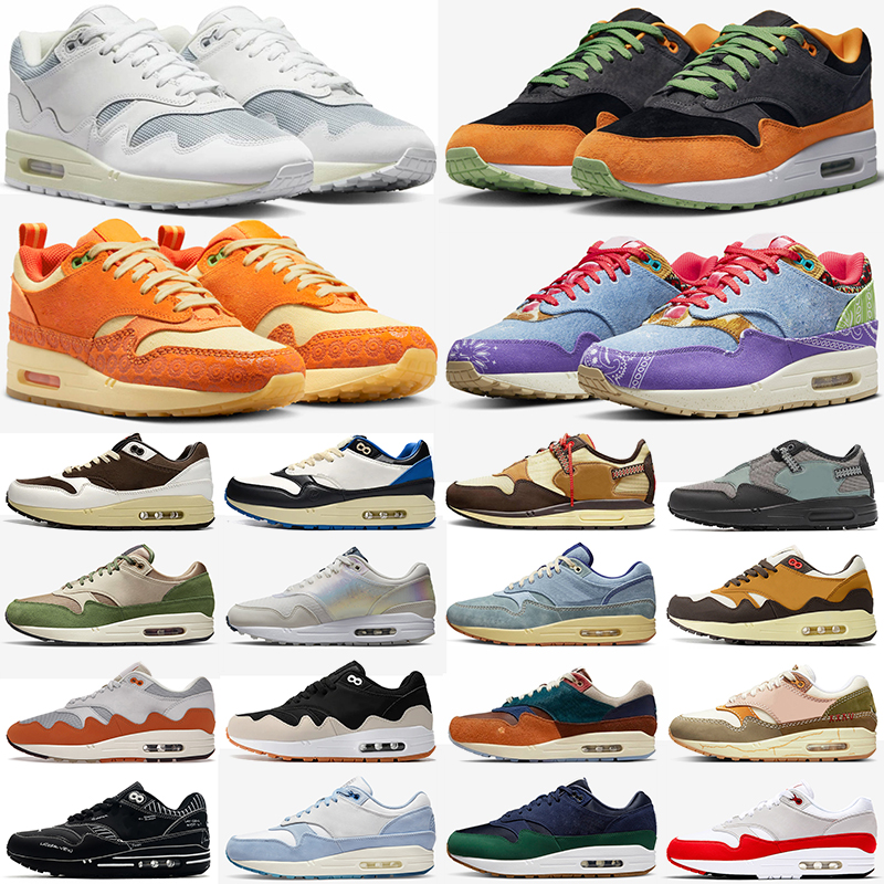 OG 1 87 Designer Running Shoes for Men Women 1s 87s Patta White Black Sean Wotherspoon Anniversary mens trainers outdoor sports sneakers, Undercover dark green
OG 1 87 Designer Running Shoes for Men Women 1s 87s Patta White Black Sean Wotherspoon Anniversary mens trainers outdoor sports sneakers, Undercover dark green