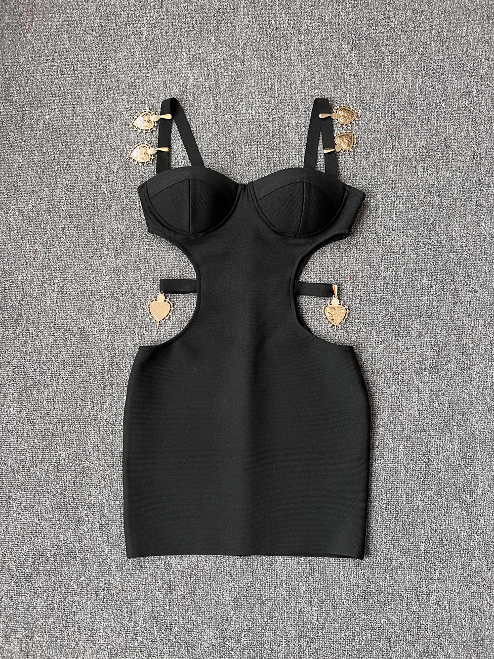 Basic Casual Dresses JUNE LIPS Winter Womens Sexy Pink Black Orange Hollow Out Bandage Mini Dress Evening Celebrity Club Party Dress 230519