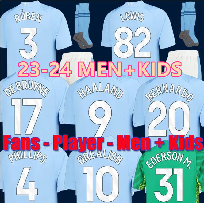 22 23 24 HAALAND SOCCER JERSEYS GREALISH manchesters MANS CITIES MAHREZ fans player version DE BRUYNE FODEN 2024 2023 football tops shirt kids kit sets uniform, 23-24 home
22 23 24 HAALAND SOCCER JERSEYS GREALISH manchesters MANS CITIES MAHREZ fans player version DE BRUYNE FODEN 2024 2023 football tops shirt kids kit sets uniform, 23-24 home