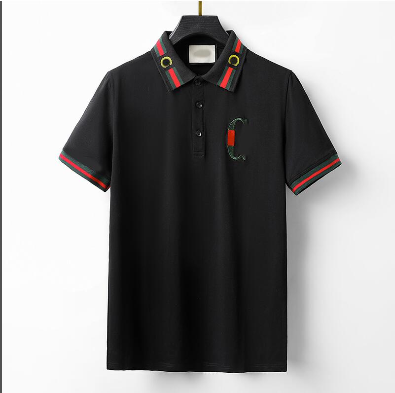 Mens Polo Shirts designer T shirt High Street Solid color lapel polos Printing Top Quality Cottom Clothing Tees Polos plus size badge decoration #001
Mens Polo Shirts designer T shirt High Street Solid color lapel polos Printing Top Quality Cottom Clothing Tees Polos plus size badge decoration #001