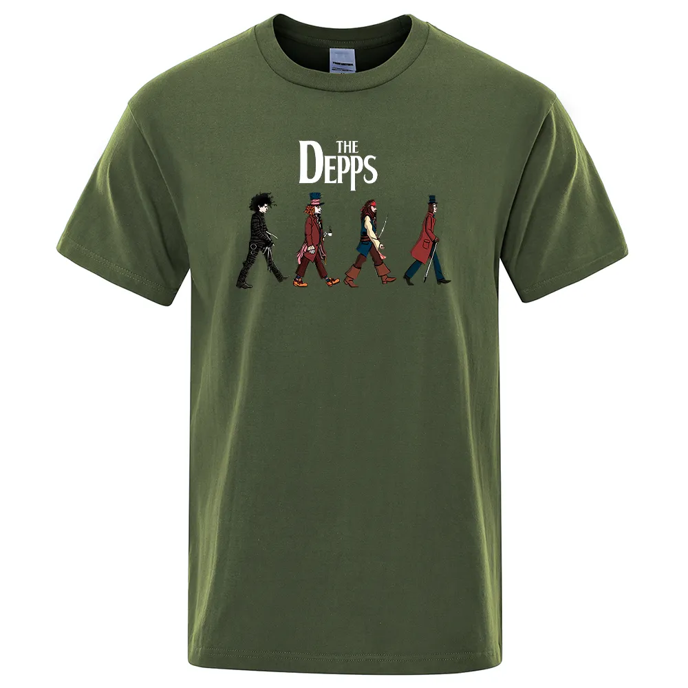Funny The Depps Street Printing T-Shirt For Men Summer Cotton Short Sleeves Loose Oversized Tshirt Fashion Casual, Default
Funny The Depps Street Printing T-Shirt For Men Summer Cotton Short Sleeves Loose Oversized Tshirt Fashion Casual, Default
