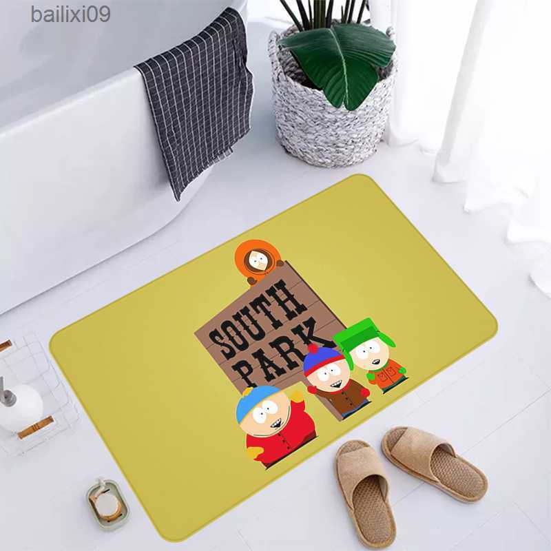 S-south Park Carpet Living Room Mat Cartoon Floor Mats Welcome Home Balcony Decorations Kitchen Decoration Prayer Rug Doormats T230519 - view 4