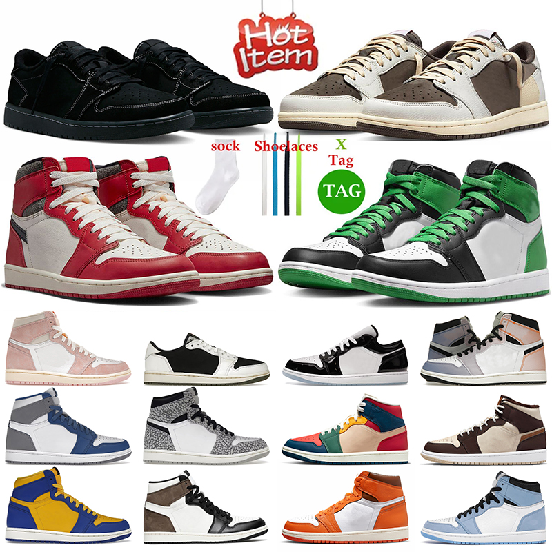 With Box Jumpman 1 1s Basketball Shoes Men Skyline High Dark Mocha Black Phantom Lost and Found Lucky Green Skyline Washed Pink Reverse Mocha Women Trainers Sneakers, Obsidian
With Box Jumpman 1 1s Basketball Shoes Men Skyline High Dark Mocha Black Phantom Lost and Found Lucky Green Skyline Washed Pink Reverse Mocha Women Trainers Sneakers, Obsidian