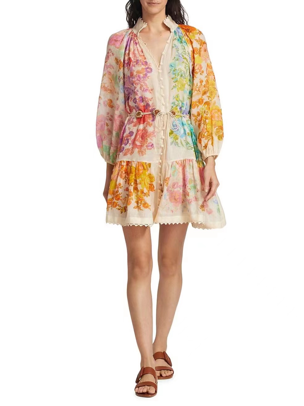 2023 Summer New Line Dress Fashion Australian Minority Print Standing Neck Lantern Sleeves Loose Fit, Random small gift
2023 Summer New Line Dress Fashion Australian Minority Print Standing Neck Lantern Sleeves Loose Fit, Random small gift