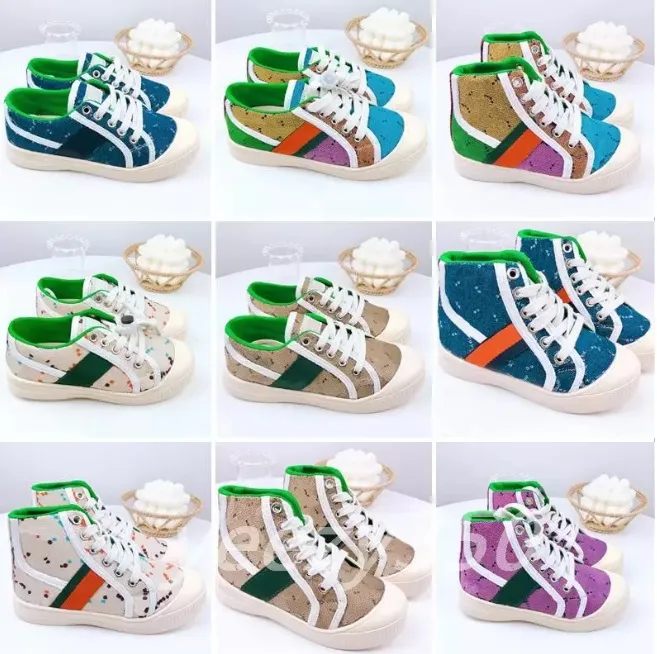 Kids Designer Casual Sneakers Tiger Childrens Tennis 1977 sneaker Girls Boys Tiger flower print ivory canvas linen fabri gg''sneakers GCm, C8
Kids Designer Casual Sneakers Tiger Childrens Tennis 1977 sneaker Girls Boys Tiger flower print ivory canvas linen fabri gg''sneakers GCm, C8