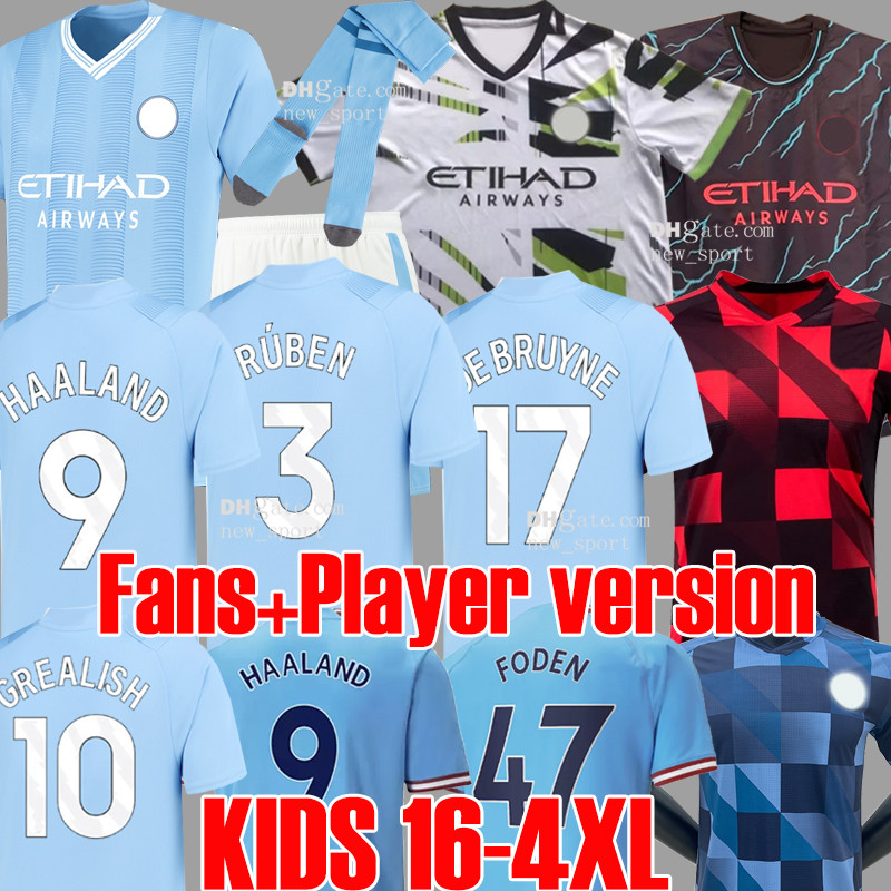 4XL 23 24 HAALAND #9 Soccer Jerseys Fans Player version GREALISH #10 MAHREZ DE BRUYNE 2023 2024 Blue Home FODEN FERRAN BRUYNE Football shirt men kids Kits sock Full sets, 22 23 home
4XL 23 24 HAALAND #9 Soccer Jerseys Fans Player version GREALISH #10 MAHREZ DE BRUYNE 2023 2024 Blue Home FODEN FERRAN BRUYNE Football shirt men kids Kits sock Full sets, 22 23 home