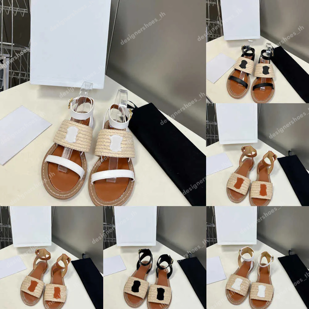 Designer Sandals Women Slides Triomphe Gladiator Sandal Fisherman Straw Mules Raffia Woven Hemp Slippers Summer Flat Slides
Designer Sandals Women Slides Triomphe Gladiator Sandal Fisherman Straw Mules Raffia Woven Hemp Slippers Summer Flat Slides