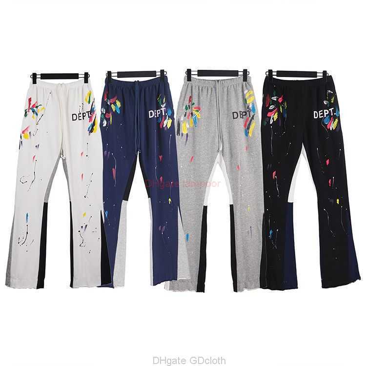 Designer Clothing Galleries Pant Galleryes Depts Handpainted Speckled Patchwork Drawstring Pants for Men Women High Street Guards Loose Slightly Flared Casual Pa, Black
Designer Clothing Galleries Pant Galleryes Depts Handpainted Speckled Patchwork Drawstring Pants for Men Women High Street Guards Loose Slightly Flared Casual Pa, Black