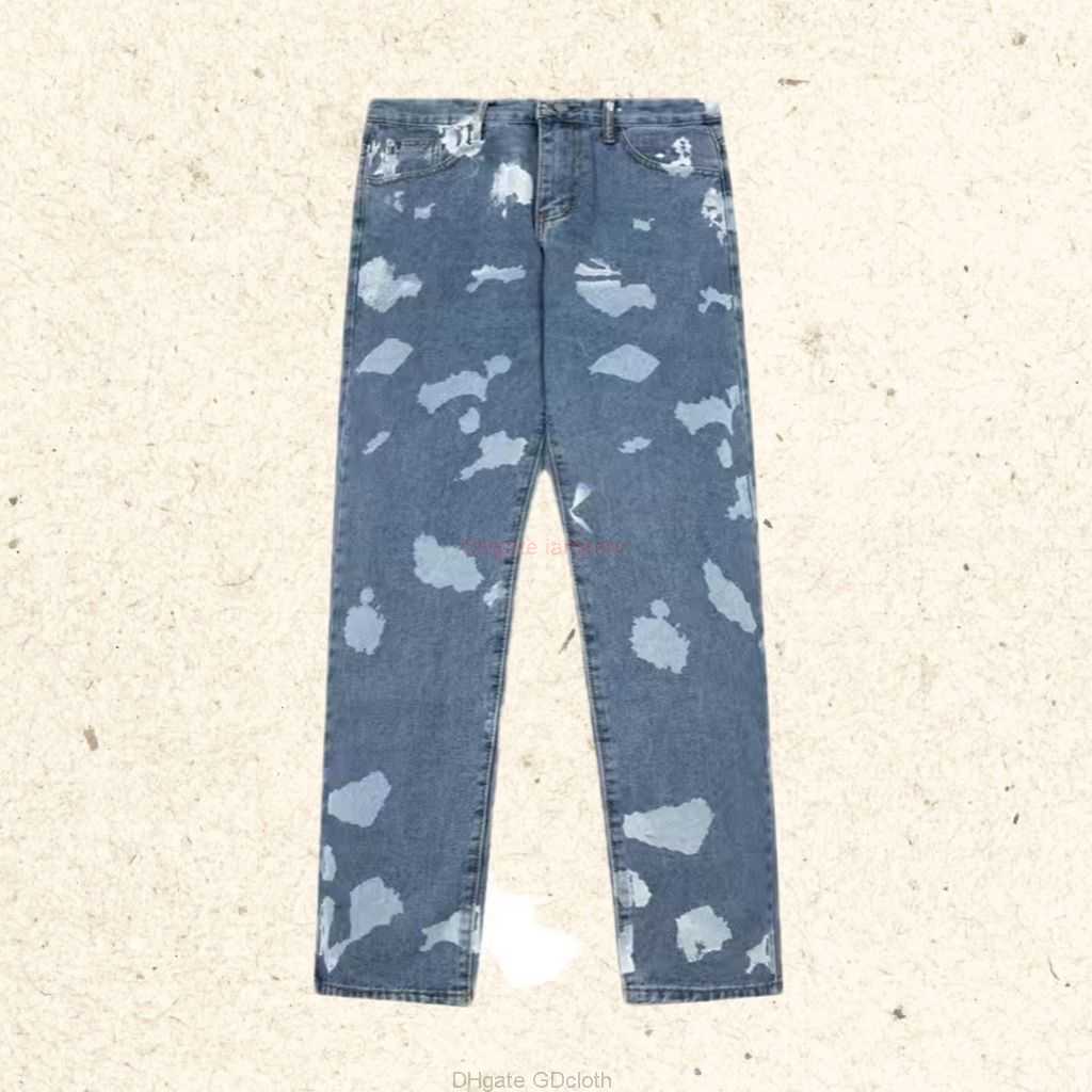 Fashion Designer Clothing Galleries Denim Pants High Version Galleryes Depts Heavy Industry Splash Screen Red Men's Women's Casual Washing Jeans Pants, Wash water blue
Fashion Designer Clothing Galleries Denim Pants High Version Galleryes Depts Heavy Industry Splash Screen Red Men's Women's Casual Washing Jeans Pants, Wash water blue