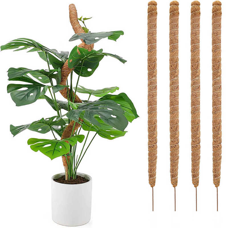 Other Garden Supplies Plant Support Moss Pole Coir Climbing Stakes Bendable Extension for Indoor Monstera Green Dill Vine Climbing Plant Garden Access