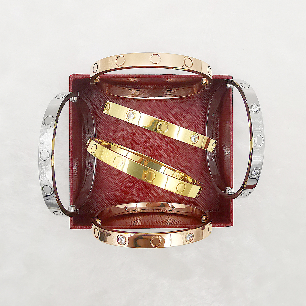 fashion gold bangle bracelet stainless steel Bracelets Famous Luxury Designers Brand Jewelry women Couple SCREW LOVE 4Diamonds 6mm wholesale 16-22
fashion gold bangle bracelet stainless steel Bracelets Famous Luxury Designers Brand Jewelry women Couple SCREW LOVE 4Diamonds 6mm wholesale 16-22