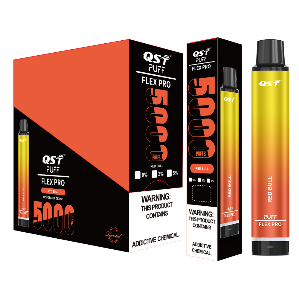 originele qst 5000 vape puff flex disposable vaper Mesh Coil rechargeable 550mah battery 11ML prefilled no tax 0mg 2mg 5mg 15 flavors vapers 5K 5000 puff vape
originele qst 5000 vape puff flex disposable vaper Mesh Coil rechargeable 550mah battery 11ML prefilled no tax 0mg 2mg 5mg 15 flavors vapers 5K 5000 puff vape
