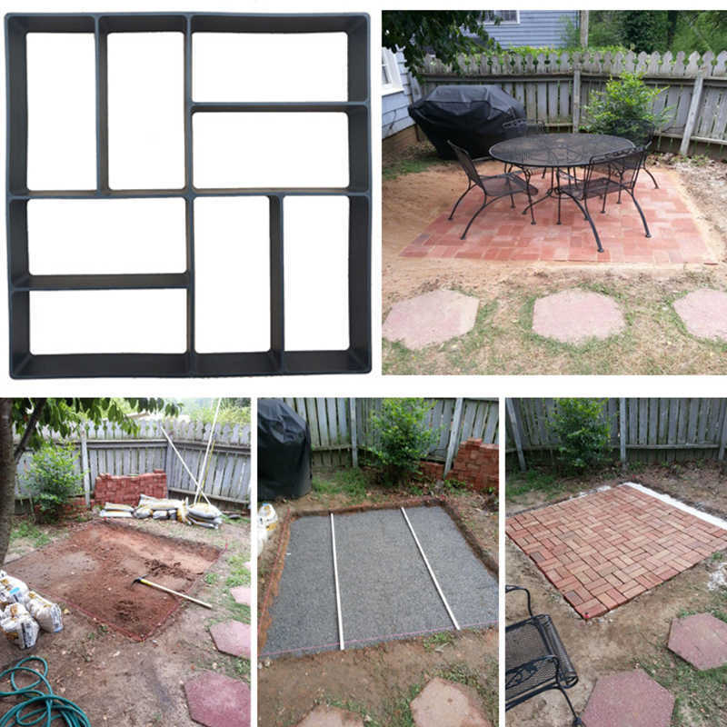 Other Garden Supplies Exquisite Garden Buildings Paving Molds Concrete Molds Gardening Cement Mold Concrete Moldes Para Cemento Jardin Jardineria G230