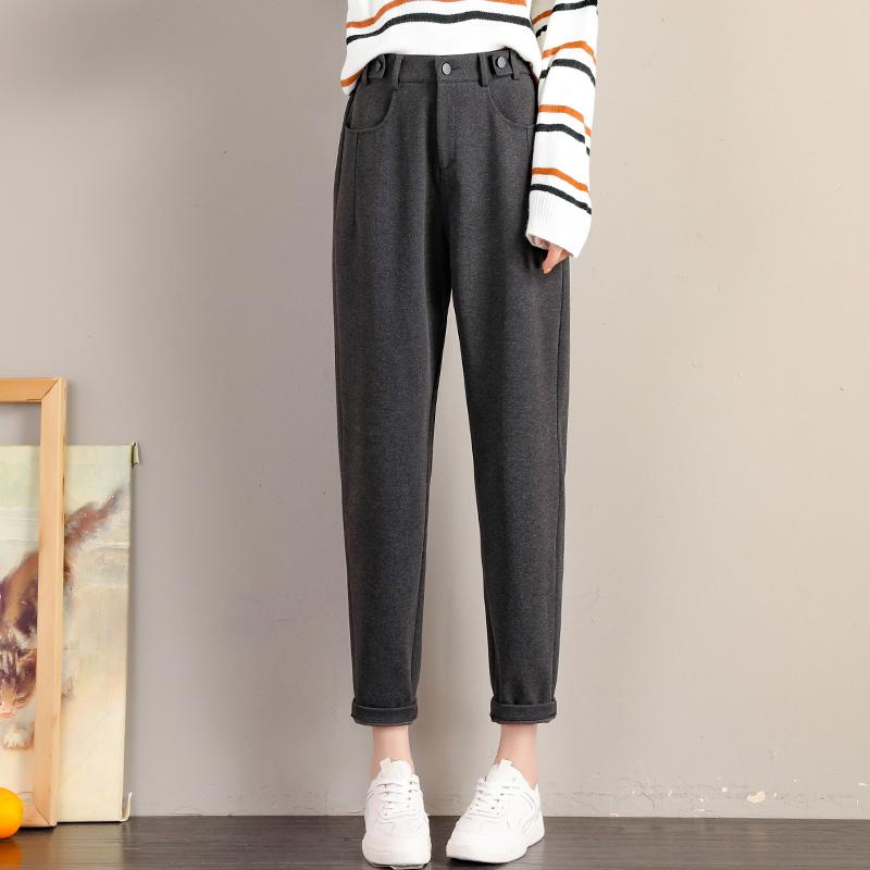 Capris KRCVES Lady Autumn And Winter 2023 New Korean Fashion High Waist Loose Casual Tweed Pants Grandma Harlan Women'S Trousers Female, Dark grey
Capris KRCVES Lady Autumn And Winter 2023 New Korean Fashion High Waist Loose Casual Tweed Pants Grandma Harlan Women'S Trousers Female, Dark grey