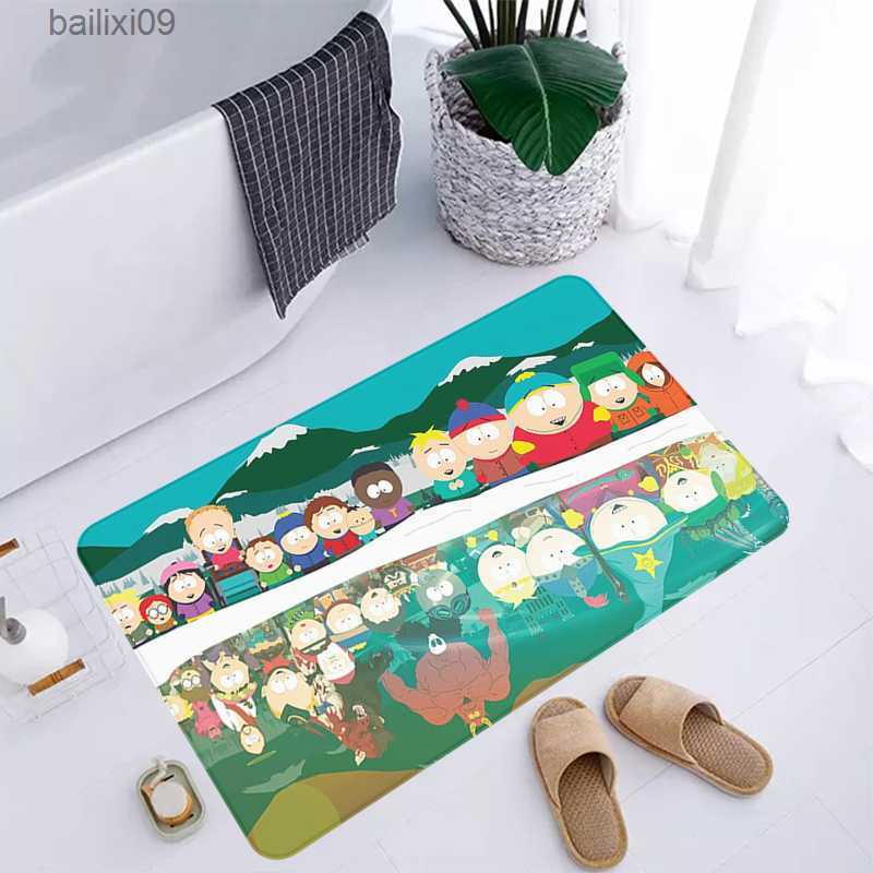 S-south Park Carpet Living Room Mat Cartoon Floor Mats Welcome Home Balcony Decorations Kitchen Decoration Prayer Rug Doormats T230519 - view 6