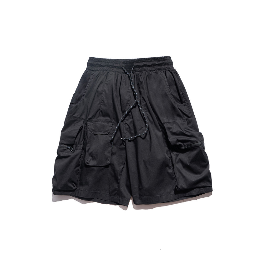 Men's Shorts TDFR Multi-Pocket Cargo Shorts Mens Summer Safari Style Solid Color Knee-length Shorts Casual Loose Half Pants Men 230519