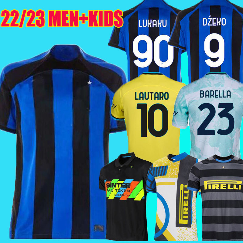 22 23 24 LUKAKU Soccer Jerseys Kid Kit Maillot de DZEKO LAUTARO BARELLA 2023 Maglia Maglie Football Shirt Child Training 115 Year Kvaratskhelia Special Inters Milans, Away epl
22 23 24 LUKAKU Soccer Jerseys Kid Kit Maillot de DZEKO LAUTARO BARELLA 2023 Maglia Maglie Football Shirt Child Training 115 Year Kvaratskhelia Special Inters Milans, Away epl