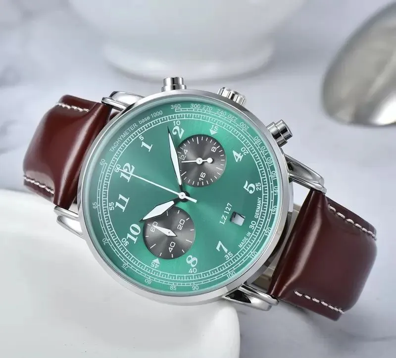 New High Quality Men Luxury Watches Five Stitches Series All The Dials Work Mens Quartz Watch Germany Top Brand Leather Strap Chronograph Fashion Accessories, Split
New High Quality Men Luxury Watches Five Stitches Series All The Dials Work Mens Quartz Watch Germany Top Brand Leather Strap Chronograph Fashion Accessories, Split