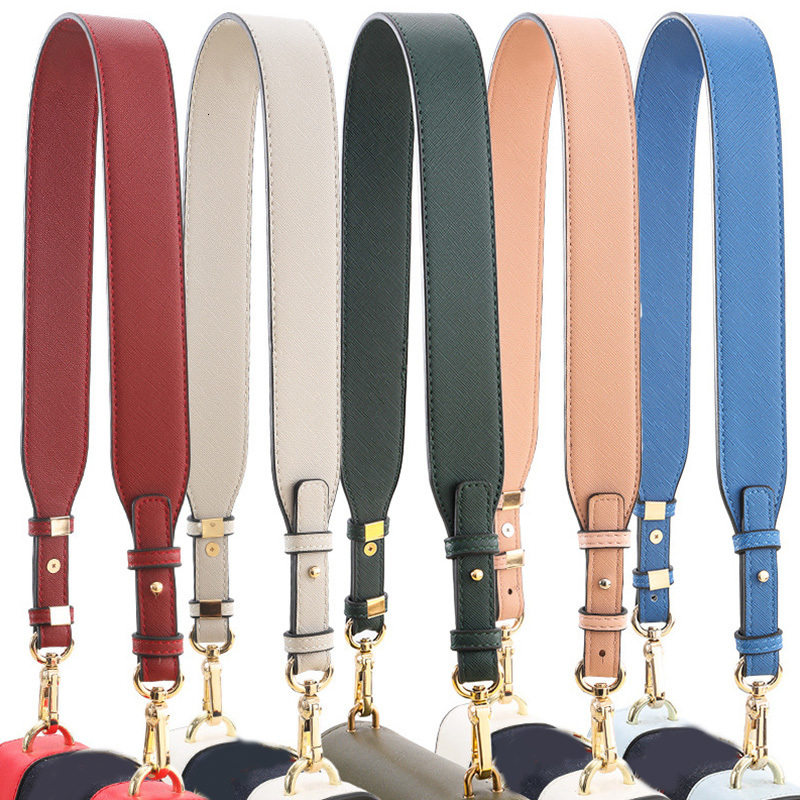 Bag Parts Accessories Genuine Leather Shoulder Bag Strap 80cm Adjustable Crossbody Replacement Bag Belt Single Handbag Handle Straps Bag Accessories 2