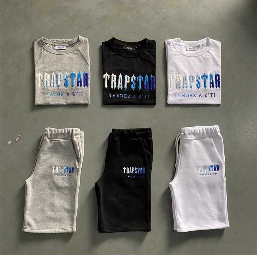 Men' Trapstar T Shirt Set Letter Embroidered Tracksuit Short Sleeve Plush Shorts Breathable design 83ess, White
Men' Trapstar T Shirt Set Letter Embroidered Tracksuit Short Sleeve Plush Shorts Breathable design 83ess, White
