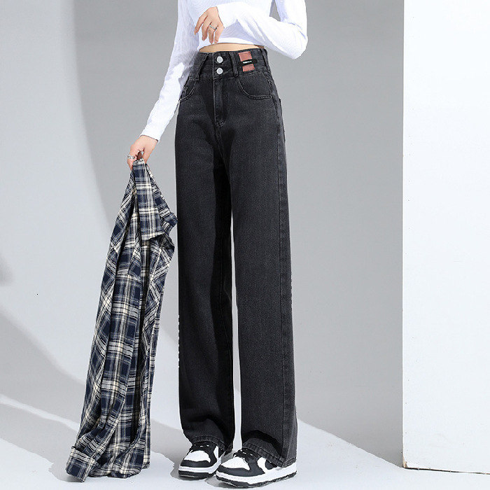 Women's Jeans High Waist Women's Jeans Straight Casual Pants Korean Famale Y2K Fashion Baggy Denim Loose Wide Leg Trousers Streetwear 230519