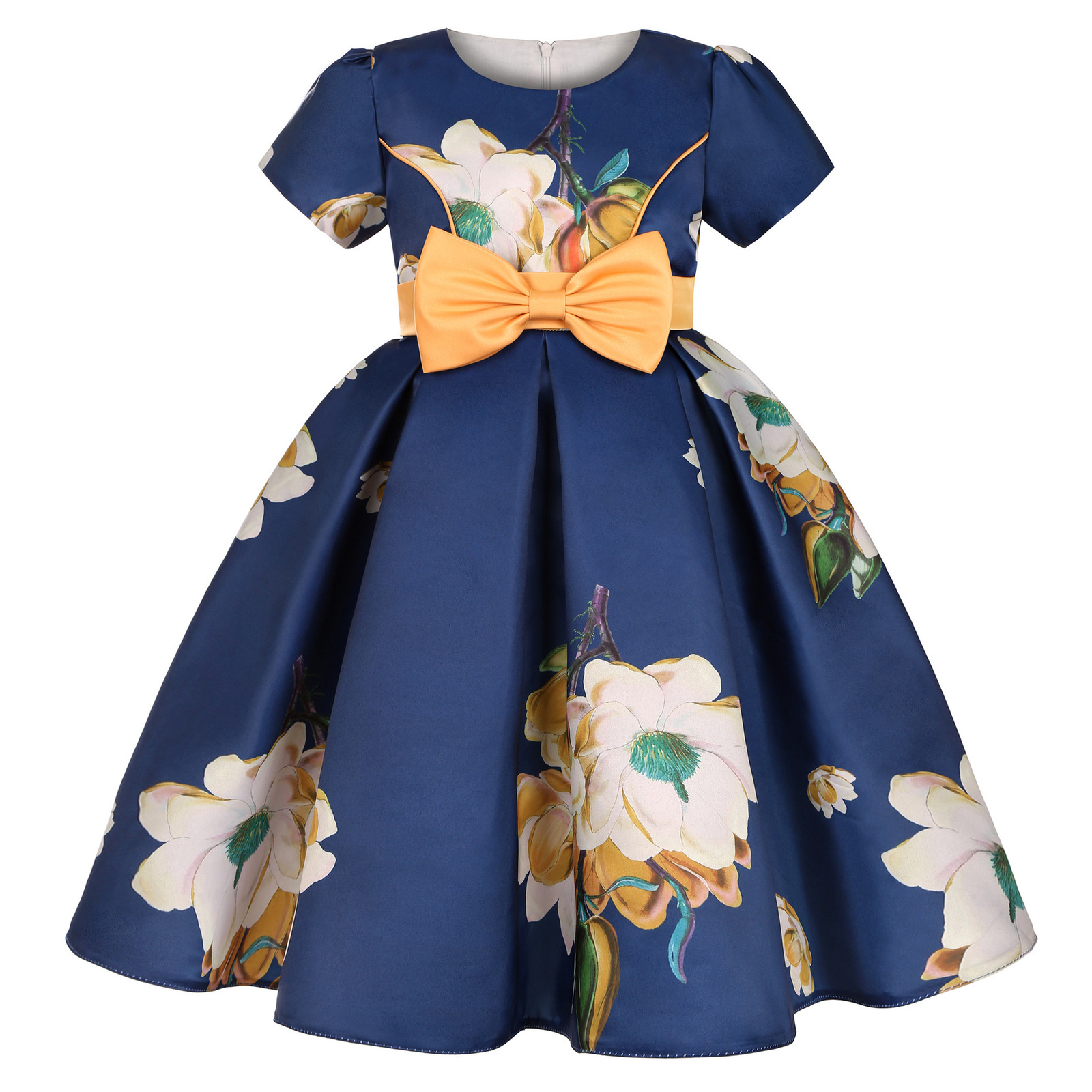 Girl's Dresses Girls Kids Flower Elegant Causal Princess Party Dresses Children Clothing Christmas Birthday Wedding Party Baby Girl Dress 230519