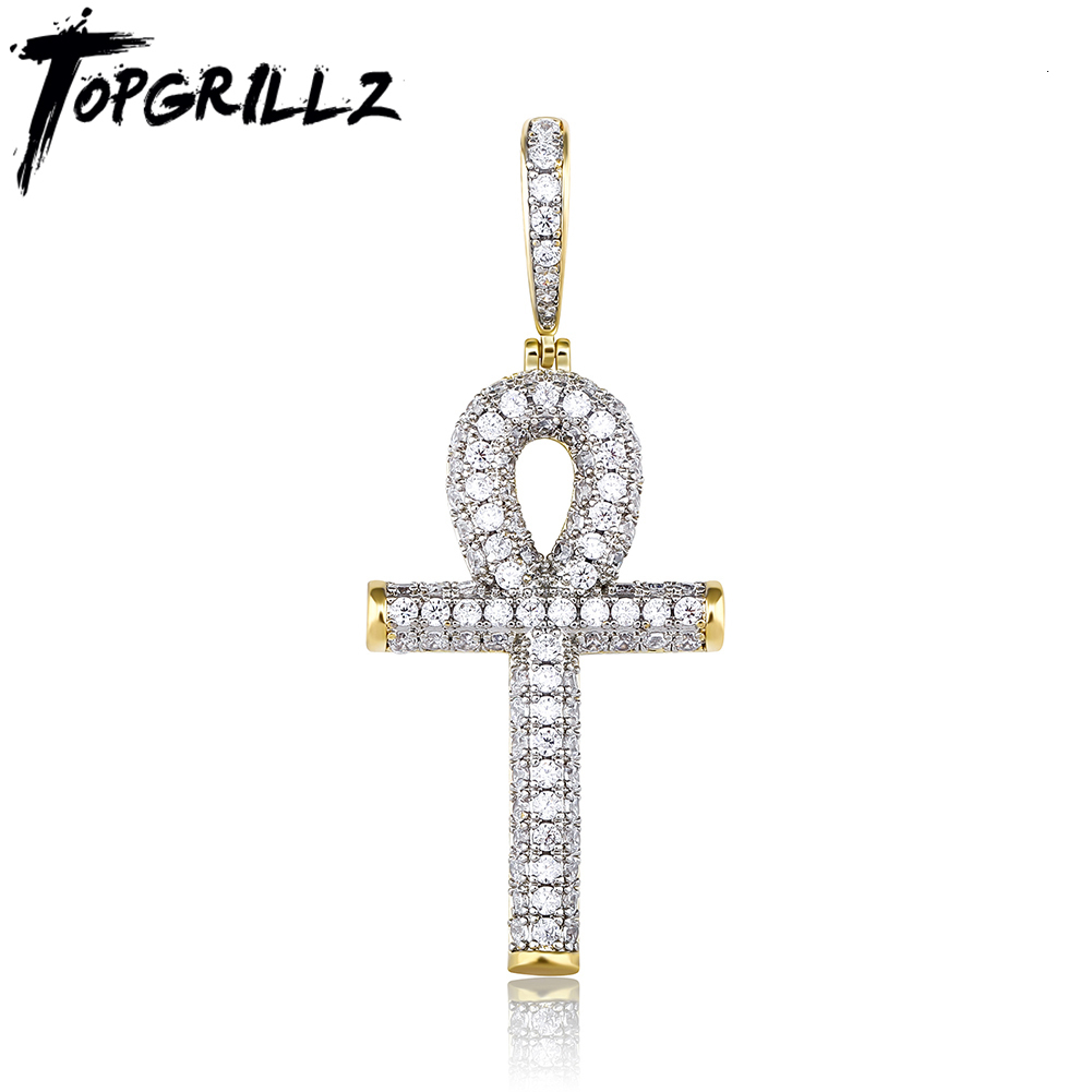 Pendant Necklaces TOPGRILLZ Solid Back Ankh Cross Necklace Mens Women Hip Hop Pendant Necklaces Iced Out AAA Bling CZ Stone Gifts Drop 230519
Pendant Necklaces TOPGRILLZ Solid Back Ankh Cross Necklace Mens Women Hip Hop Pendant Necklaces Iced Out AAA Bling CZ Stone Gifts Drop 230519