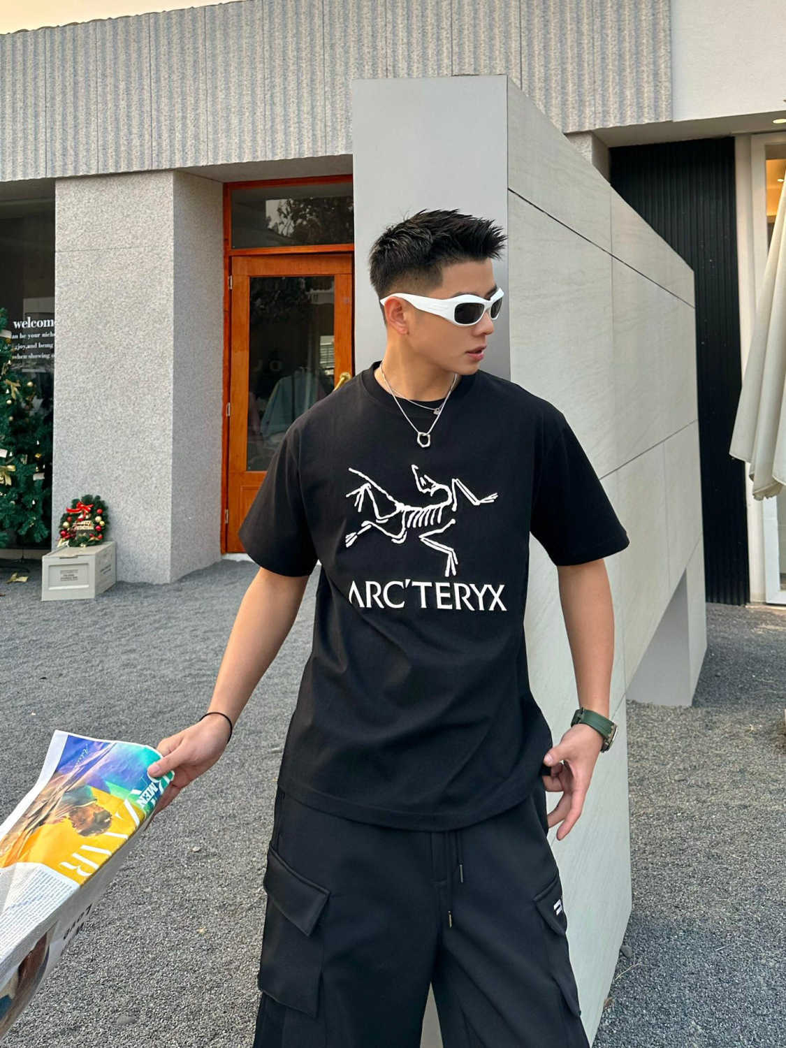 Designer Fashion Clothing ARC TERYXES Tees Tshirt High grade toxic summer new trendy Archaeopteryx skull pull print fashion trend men's women's short sleeved T-shirt, Black
Designer Fashion Clothing ARC TERYXES Tees Tshirt High grade toxic summer new trendy Archaeopteryx skull pull print fashion trend men's women's short sleeved T-shirt, Black