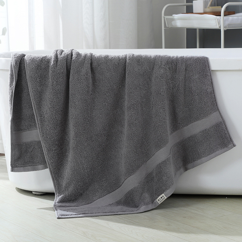Bath Towel Pure cotton adult 70*140cm pure cotton absorbent soft thickened bath towel pure cotton bath towel 230519