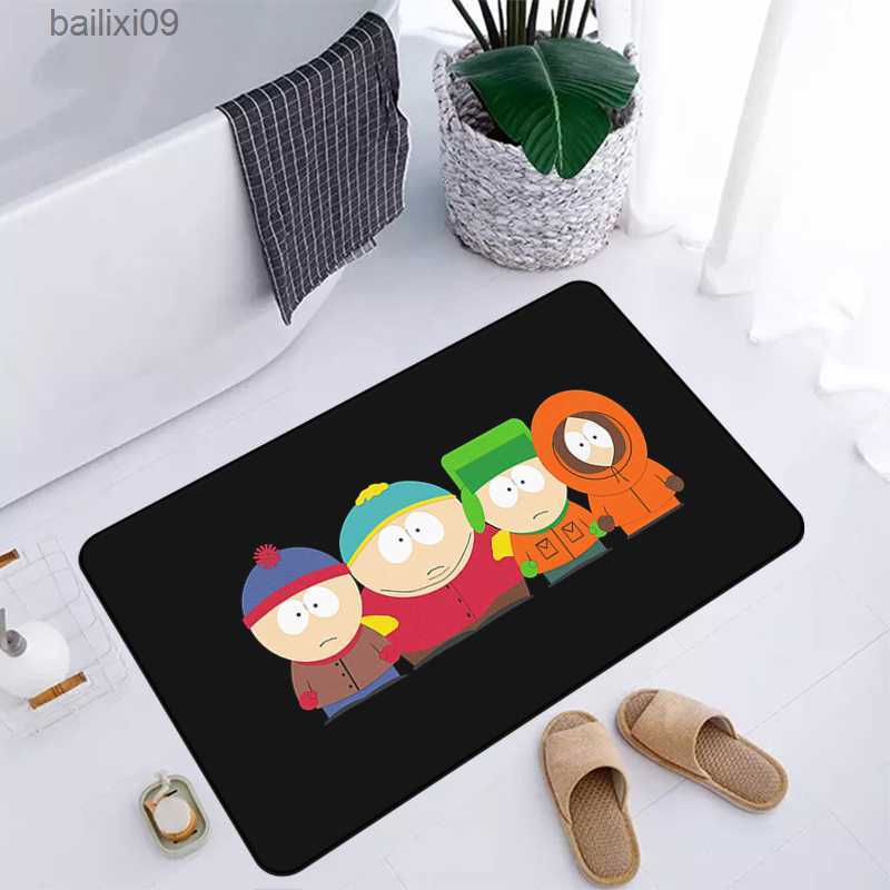 S-south Park Carpet Living Room Mat Cartoon Floor Mats Welcome Home Balcony Decorations Kitchen Decoration Prayer Rug Doormats T230519 - view 5