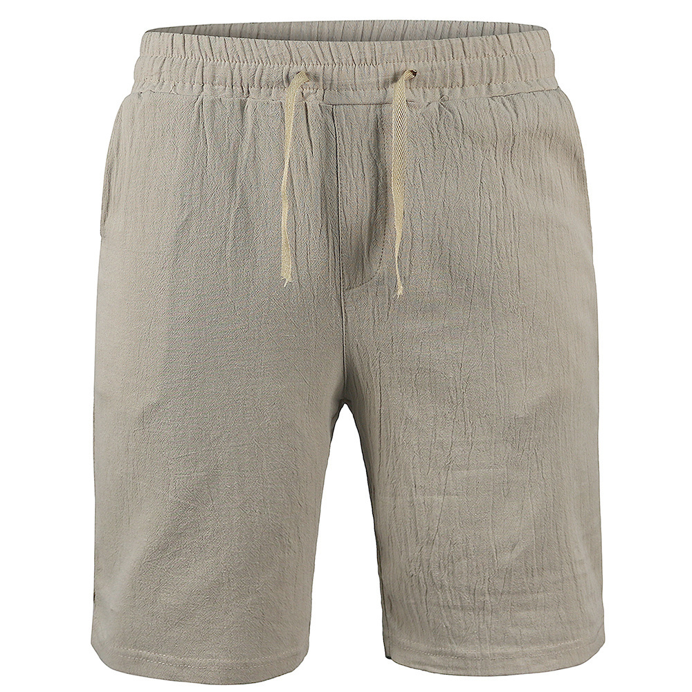 Men's Shorts KB Men's Cotton Linen Shorts Pants Male Summer Breathable Solid Color Linen Trousers Fitness Streetwear S-3XL 230519