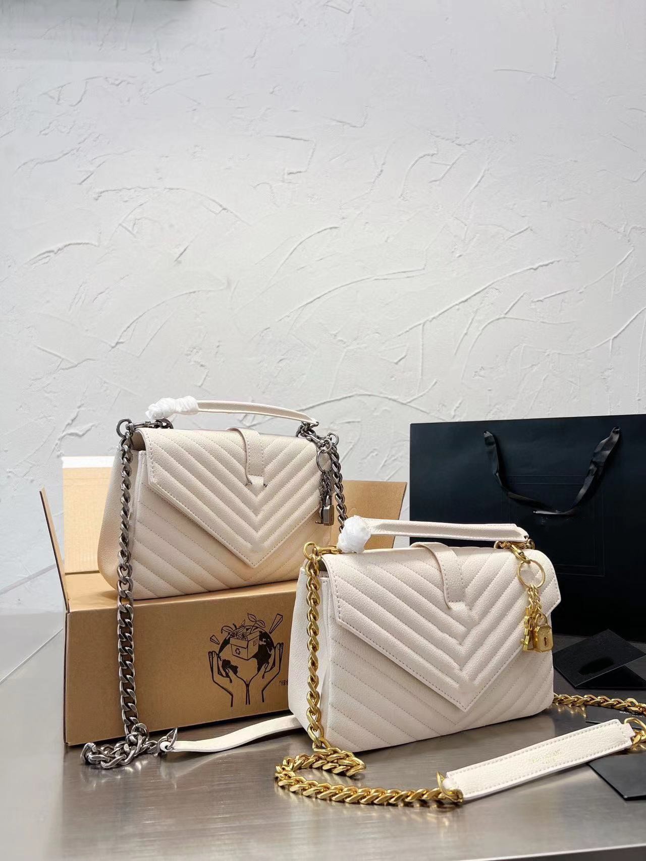 Hot sell handbag designer bag luxurys handbag brand designer handbag luxury crossbody bag shoulder bag messenger bag high quality college medium bag, Black silver chain
Hot sell handbag designer bag luxurys handbag brand designer handbag luxury crossbody bag shoulder bag messenger bag high quality college medium bag, Black silver chain