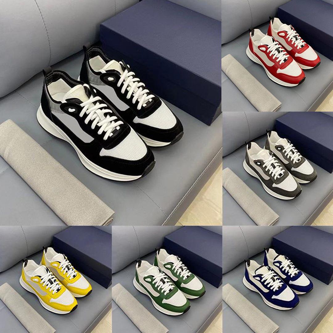 B25 Designer Casual Shoes Luxury Men Shoe Fashion Oblique Sneakers White Suede Leather Shoe Lace-up Mesh Sneaker Platform Shoess
B25 Designer Casual Shoes Luxury Men Shoe Fashion Oblique Sneakers White Suede Leather Shoe Lace-up Mesh Sneaker Platform Shoess