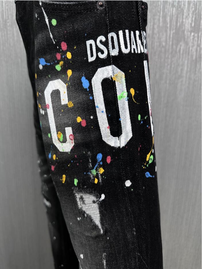 New fashion dsquared2 dsq2 d2 icon brand European Italy Men's slim dsq jeans pants mens denim trousers zipper blue hole Pencil Pants jeans for men 9881, Multi
New fashion dsquared2 dsq2 d2 icon brand European Italy Men's slim dsq jeans pants mens denim trousers zipper blue hole Pencil Pants jeans for men 9881, Multi