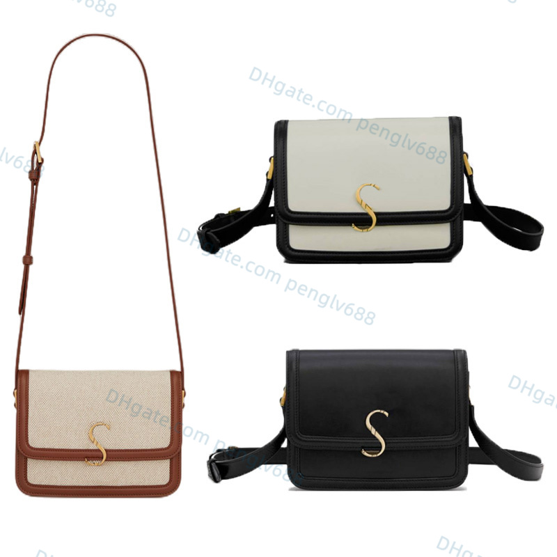 Fashion Women Small canvas chain Shoulder bags Designers handbag wallets Luxurys cultch bags True Leather Totes High Quality purses Cross Body bags, Black silver buckle size:19cm
Fashion Women Small canvas chain Shoulder bags Designers handbag wallets Luxurys cultch bags True Leather Totes High Quality purses Cross Body bags, Black silver buckle size:19cm