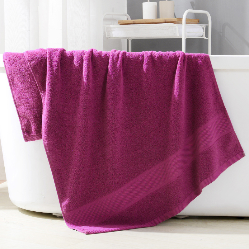 Bath Towel Pure cotton adult 70*140cm pure cotton absorbent soft thickened bath towel pure cotton bath towel 230519