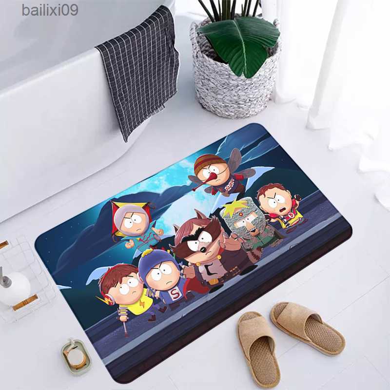 S-south Park Carpet Living Room Mat Cartoon Floor Mats Welcome Home Balcony Decorations Kitchen Decoration Prayer Rug Doormats T230519 - view 7