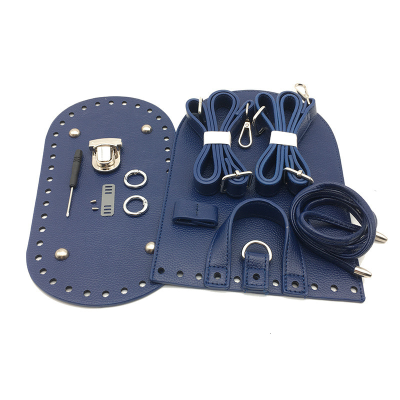 Bag Parts Accessories High Quality Handbag Shoulder Strap Woven Bag Set Leather Bag Bottoms with Hardware Accessories for DIY Handmade Bag Backpack 23