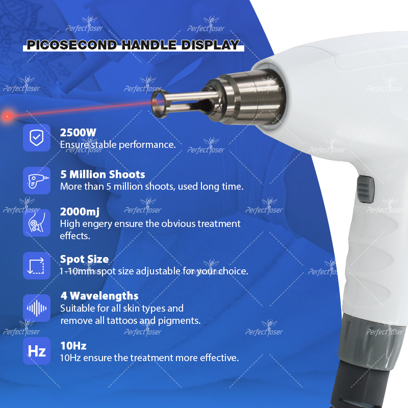 Pico Laser Picosecond Beauty Equipment Picosecond Laser Hyperpigmentation Removal Face Acne Treatment Machine 2 Years Warranty Tattoo Removal Laser Ma
