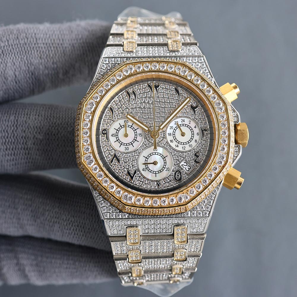 A Ps watch full of diamonds Mechanical watch Diamond Quartz Movement For Men 42mm Sapphire Waterproof Wristband Men Casual Businessqq
A Ps watch full of diamonds Mechanical watch Diamond Quartz Movement For Men 42mm Sapphire Waterproof Wristband Men Casual Businessqq