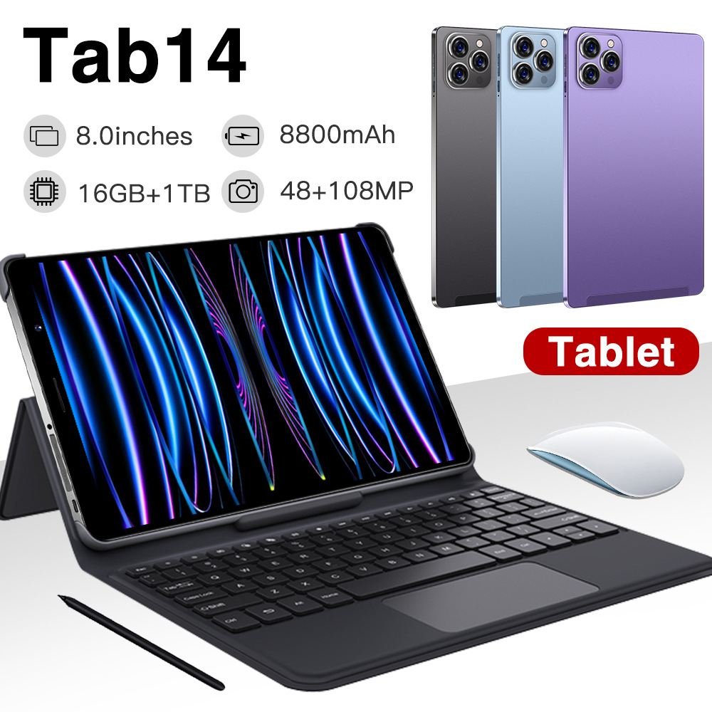 Cross border e-commerce 2023 new 8-inch Tab14 tablet computer dual card 3G call eight core IPS screen manufacturer wholesale
Cross border e-commerce 2023 new 8-inch Tab14 tablet computer dual card 3G call eight core IPS screen manufacturer wholesale