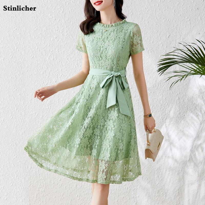 Dresses Summer Fashion Ladies Hollow Out Lace Work Midi Dress Women Casual Flores Loose Belt Bandage Tunic Party Dresses Korea Vestidos, Black
Dresses Summer Fashion Ladies Hollow Out Lace Work Midi Dress Women Casual Flores Loose Belt Bandage Tunic Party Dresses Korea Vestidos, Black