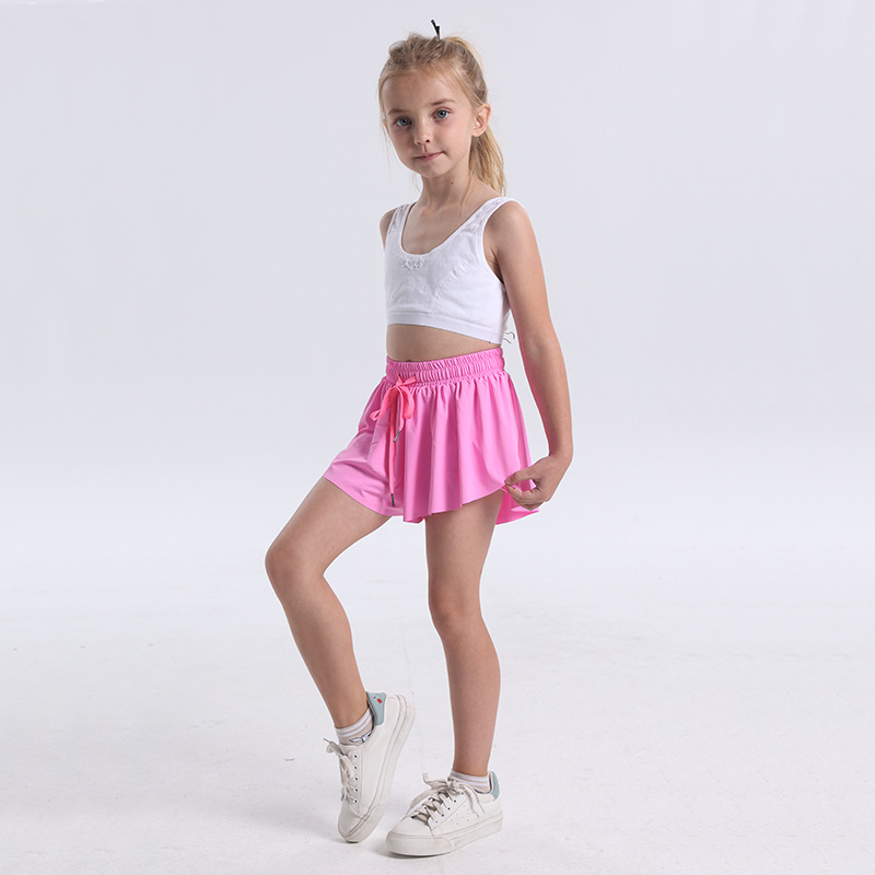 Sport L-01 Kids Yoga Shorts Outfits High Waist wear With Pockets Fitness Wear Short Pants Girls Running Elastic Prevent Wardrobe Culotte Double-deck Lining Girl Lady, White
Sport L-01 Kids Yoga Shorts Outfits High Waist wear With Pockets Fitness Wear Short Pants Girls Running Elastic Prevent Wardrobe Culotte Double-deck Lining Girl Lady, White